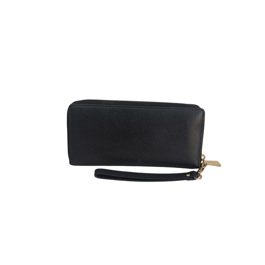 Michael Kors Black Jet Set Travel Continental Wristlet Wallet | Pre Loved |