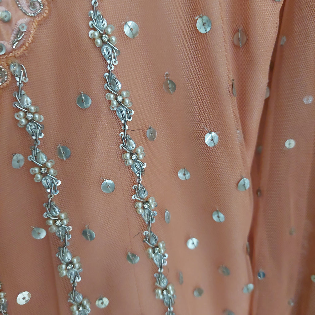 Zainab Chottani Light Pink Embroidered Outfit  | Gently Used |