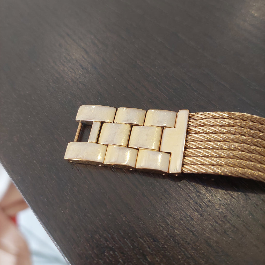 Guess Gold Rhinestone Bracelet Watch | Pre Loved |