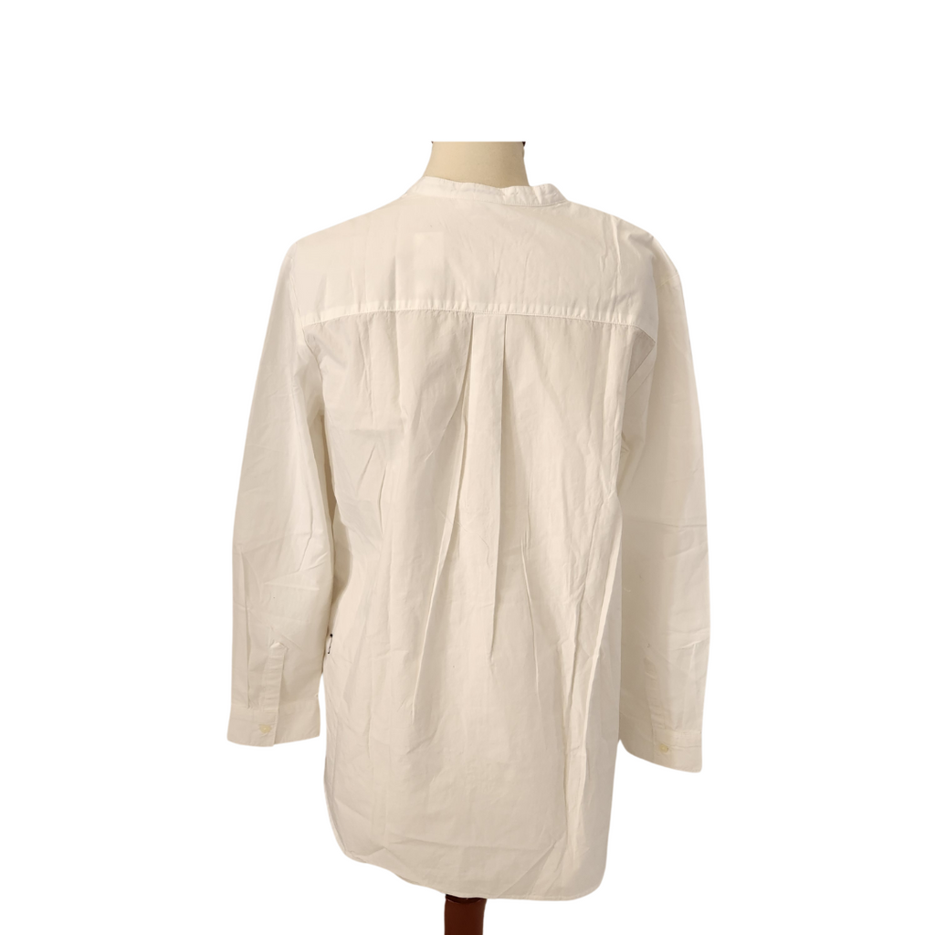 Gap White Pleated 100% Cotton Tunic | Brand New |