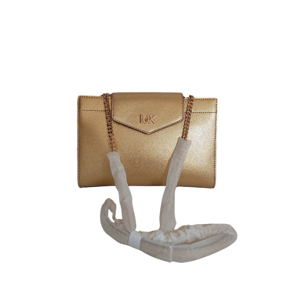 Large metallic crossgrain leather crossbody clutch deals
