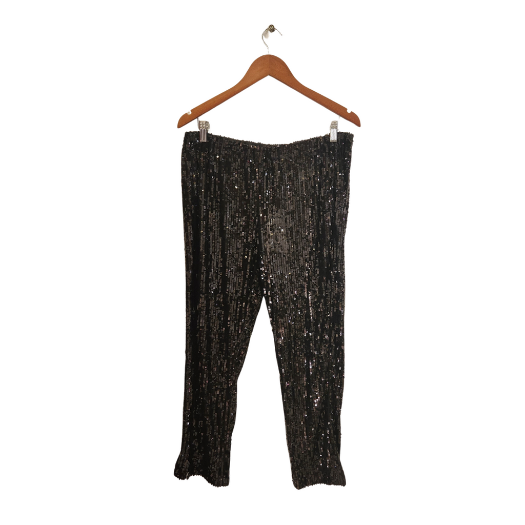 ZARA Black Sequins Pants | Brand New |