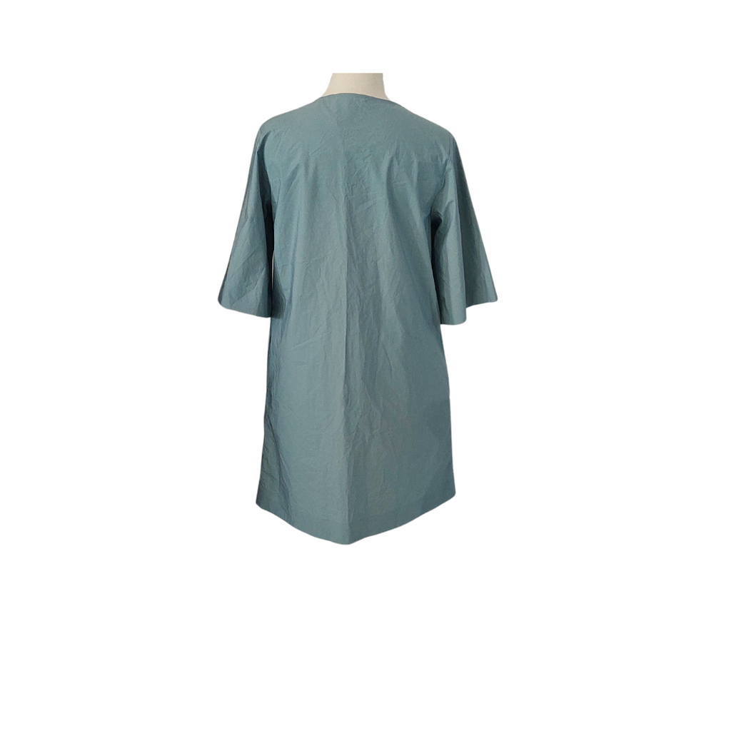 COS Light Grey 100% Cotton Midi Dress | Brand New |