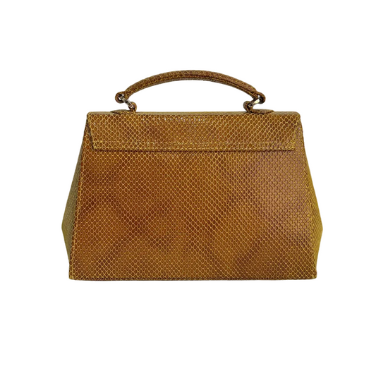 WARP Mustard Hexella Top-Handle Bag | Pre Loved |