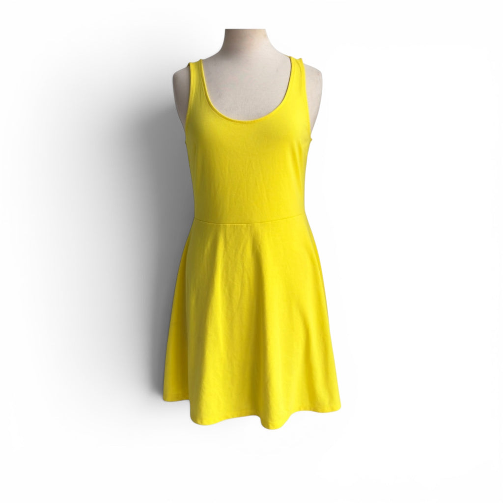 h&m yellow skater dress H&M | Dresses | Hm Yellow Backless Dress