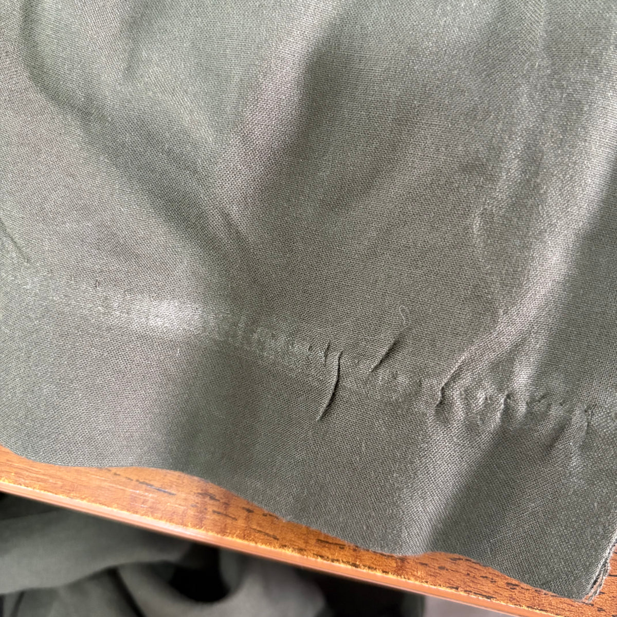 H&M Olive Green Elastic Belt Pants | Gently Used |