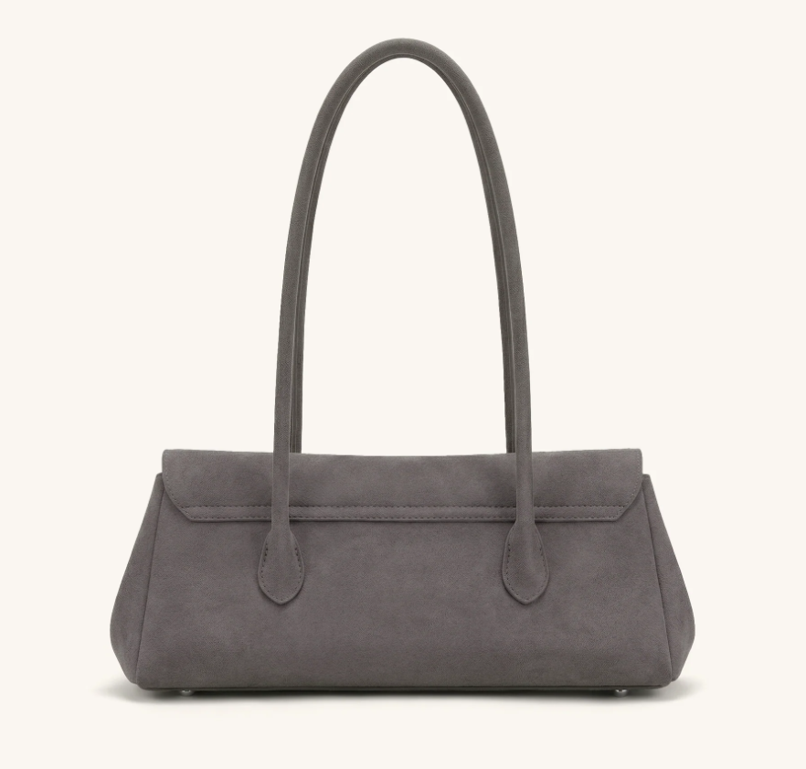 JW PEI Solenne East West Shoulder Bag - Taupe Suede | Brand New |
