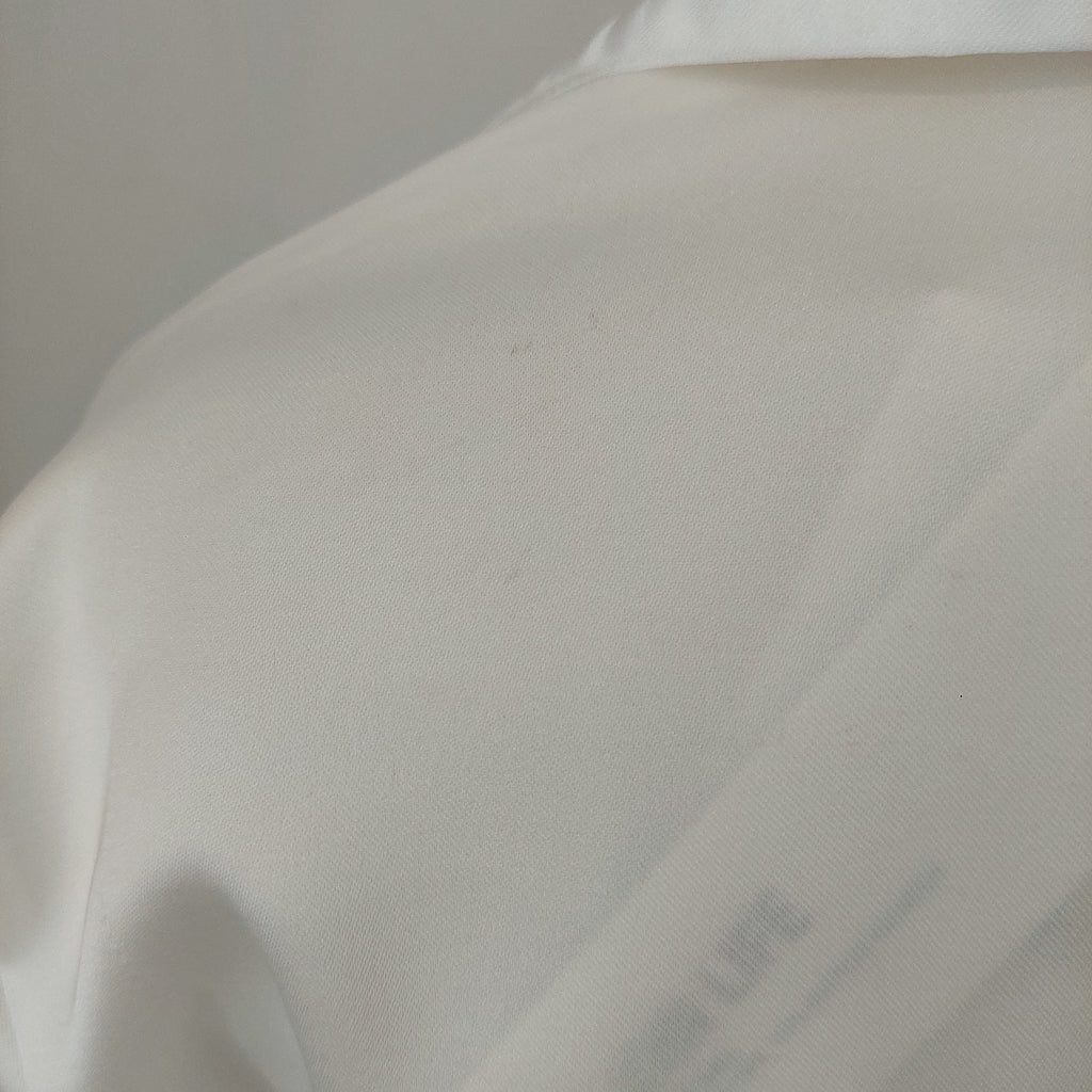 ZARA White Satin Knee-length Dress | Brand New |