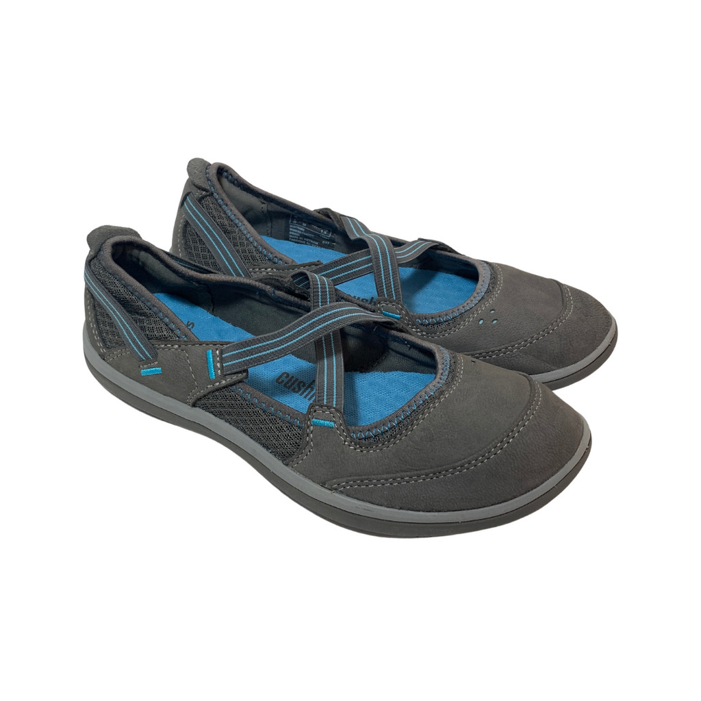 Clark's Grey Aria Mary Jane Walking Shoes | Brand New |