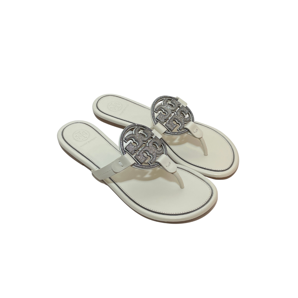 White 2025 miller sandals