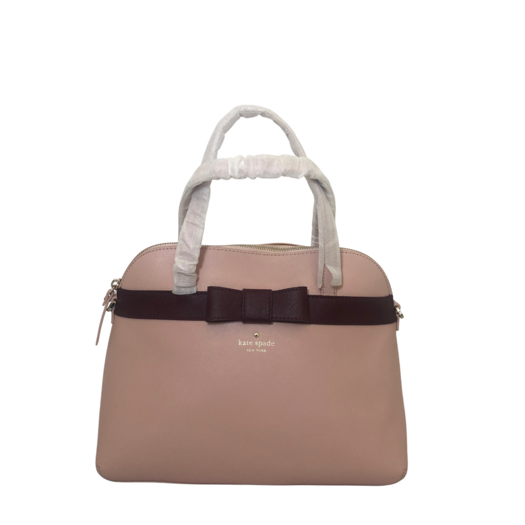 Kate Spade Pink Julita Kirk Park Leather Satchel Like New Secret Stash