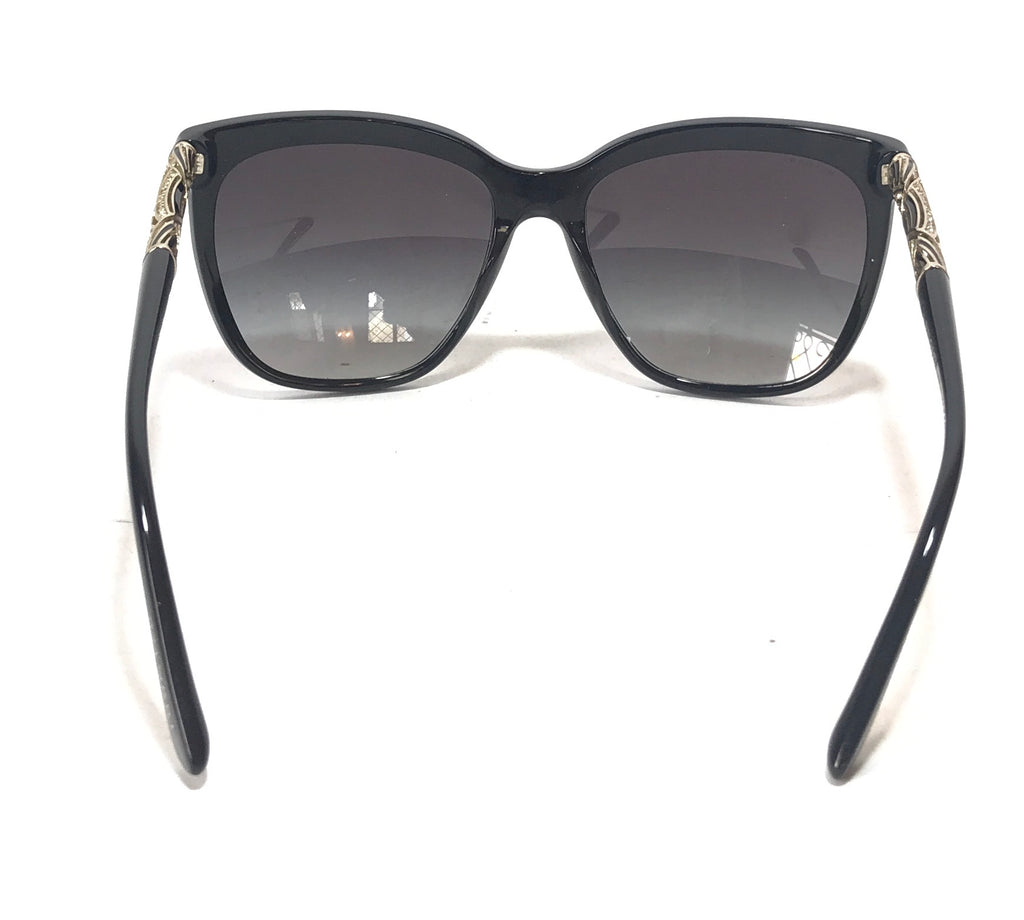 Bvlgari 8173 B 501 BG Black Sunglasses Like New Secret Stash