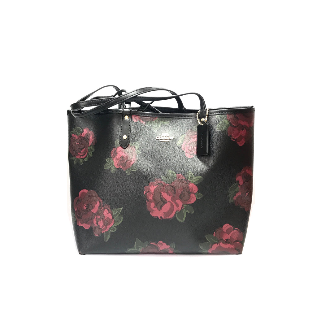 Coach Floral Jumbo Reversible Tote Gently Used Secret Stash