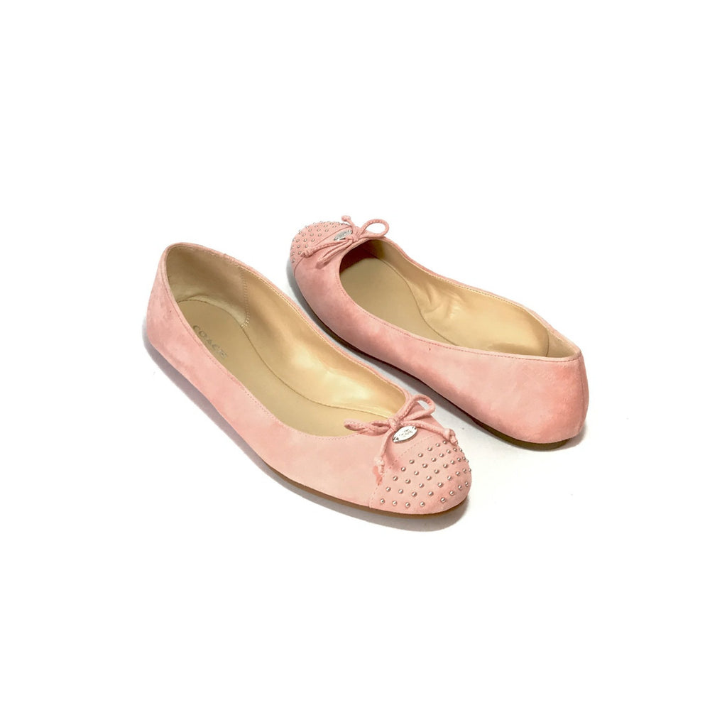 Coach discount suede flats