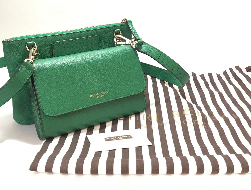 Henri bendel sales green bag