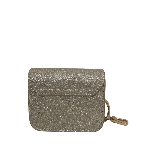 Charles Keith Gold Glitter Mini Bag Gently Used