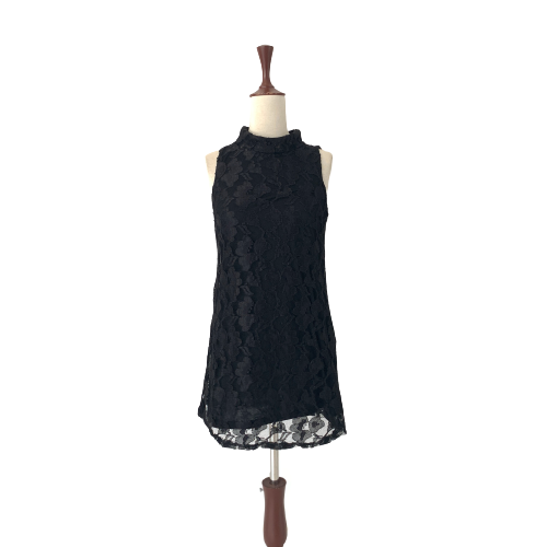 Forever 21 Black Lace Sleeveless Dress Brand New Secret Stash