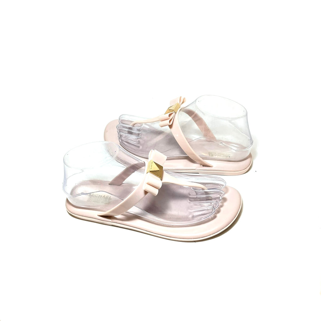 Michael Kors Pink Jelly 'Caroline' Thong Sandals | Pre Loved | | Secret Stash
