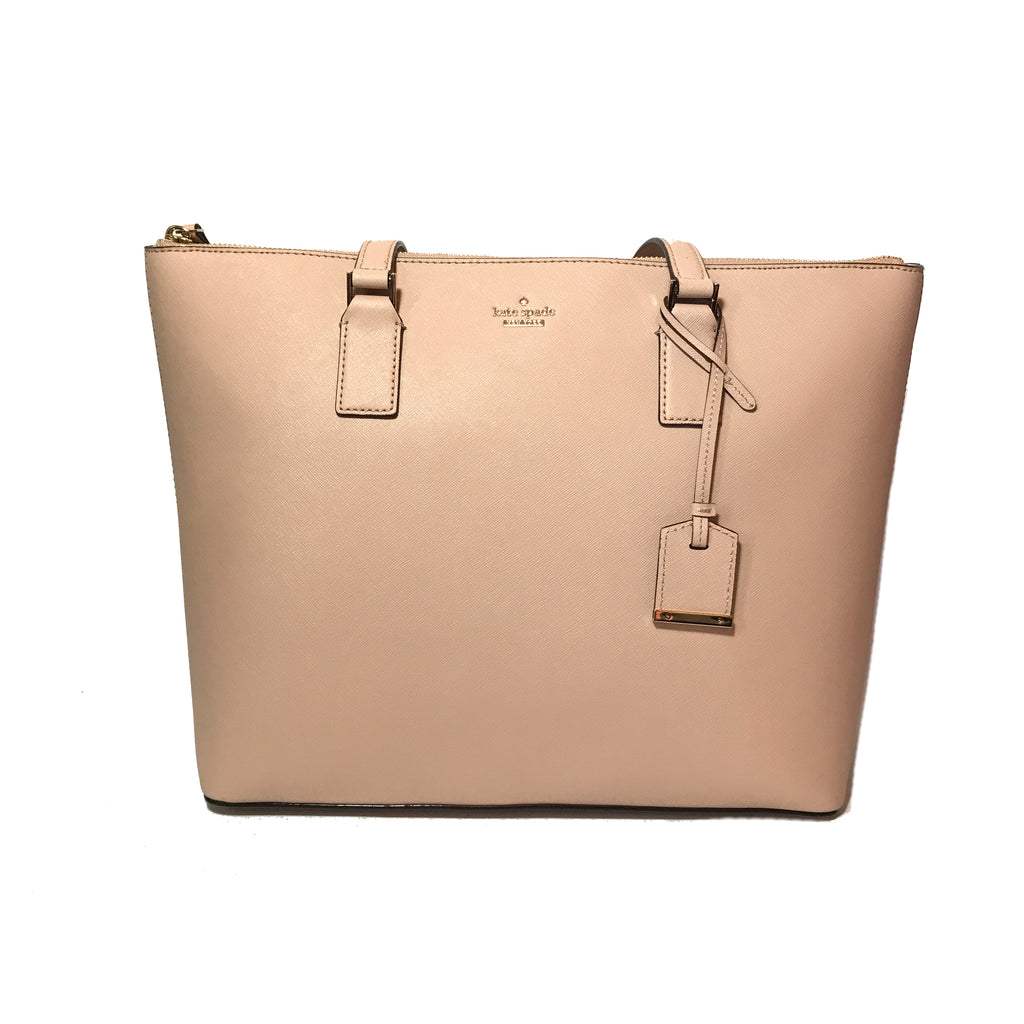 Kate Spade Light Pink Leather Tote Like New Secret Stash