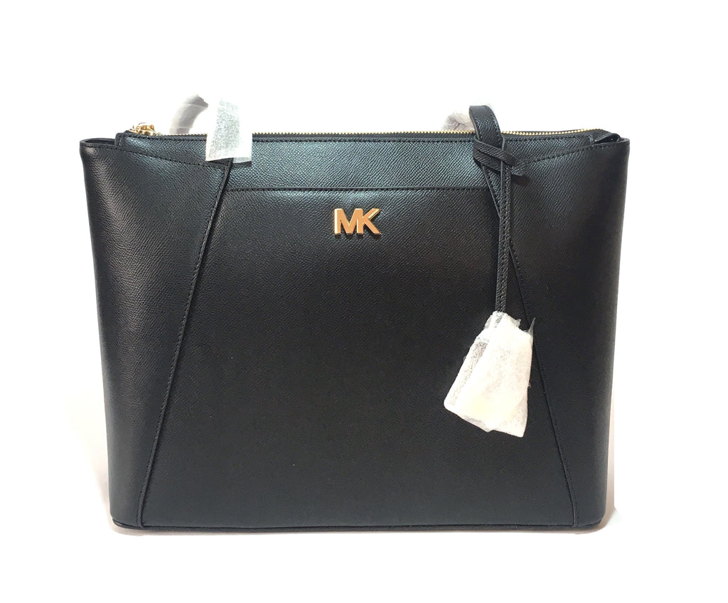 Michael kors maddie medium tote black hot sale