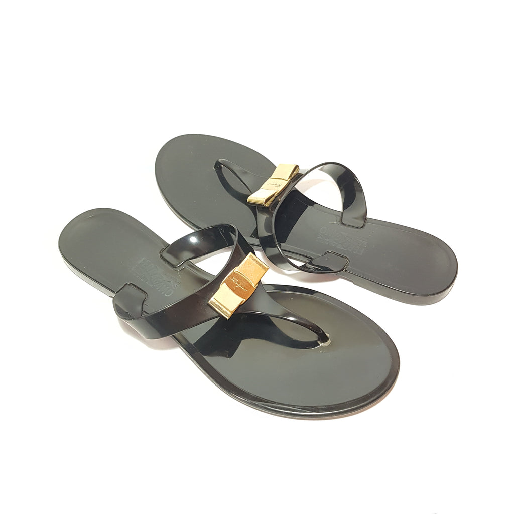Ferragamo jelly thong top
