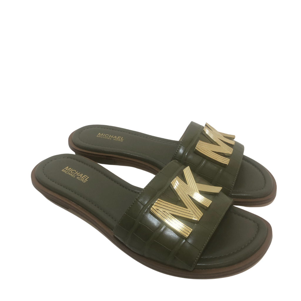 Michael kors olive sandals Clearance