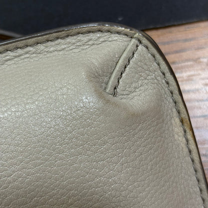 Tory Burch Grey Leather Crossbody Bag | Pre Loved |