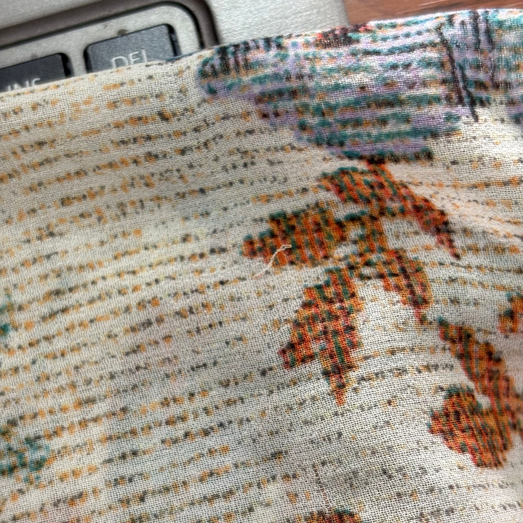 M&S Multicolour Printed Sheer Top | Gently Used |