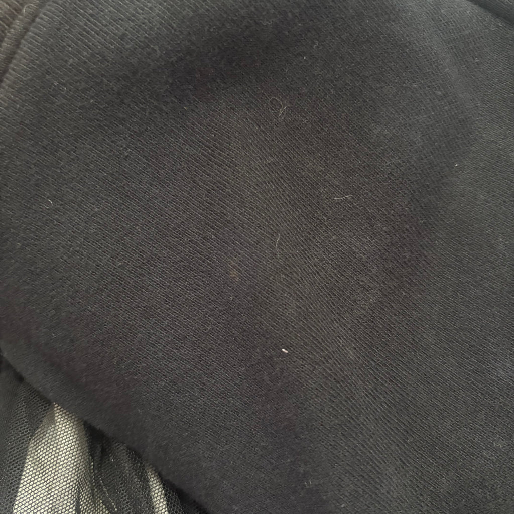 CLU Black Net Pleat Detail Sweatshirt | Pre Loved |