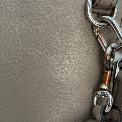 Tory Burch Grey Leather Crossbody Bag | Pre Loved |
