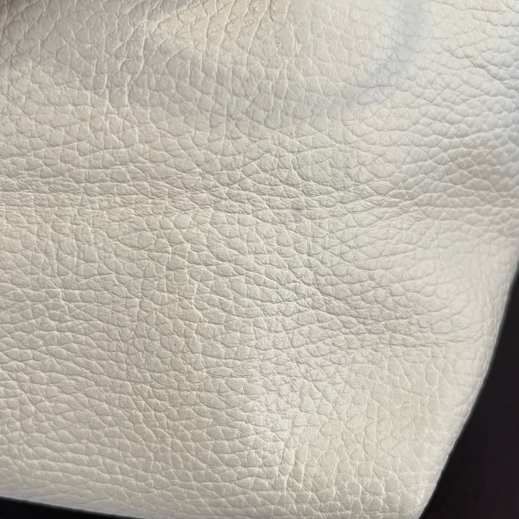 Salvatore Ferragamo Off-white Leather Small Tote Bag | Pre Loved |