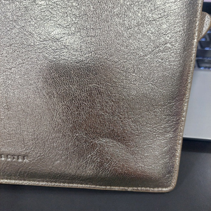 Sophia Webster Gold Flossy Butterfly Pouchette Clutch | Gently Used |