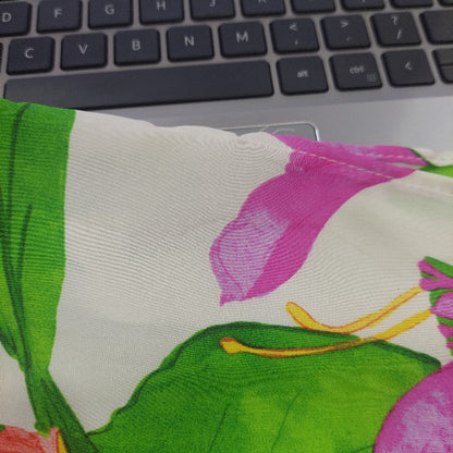Zara Multicolour Satin Floral Print Button Down Shirt | Pre Loved |