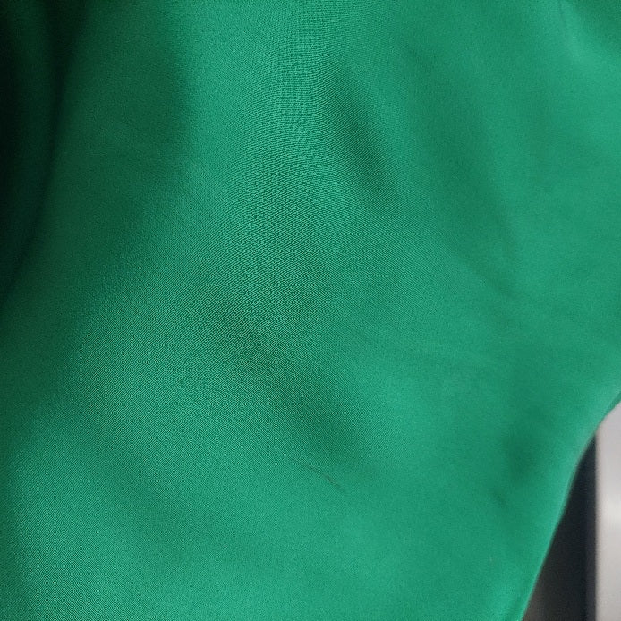 H&M Green Satin Poncho Top | Pre Loved |