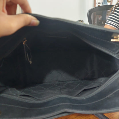 Michael Kors Black Jet Set Large Saffiano Leather Shoulder Bag | Gently Used |