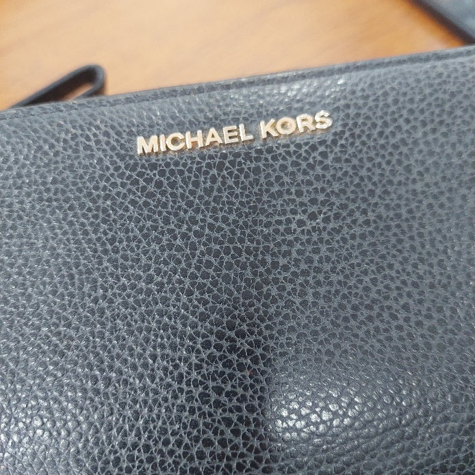 Michael Kors Black Jet Set Travel Continental Wristlet Wallet | Pre Loved |