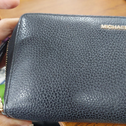 Michael Kors Black Jet Set Travel Continental Wristlet Wallet | Pre Loved |