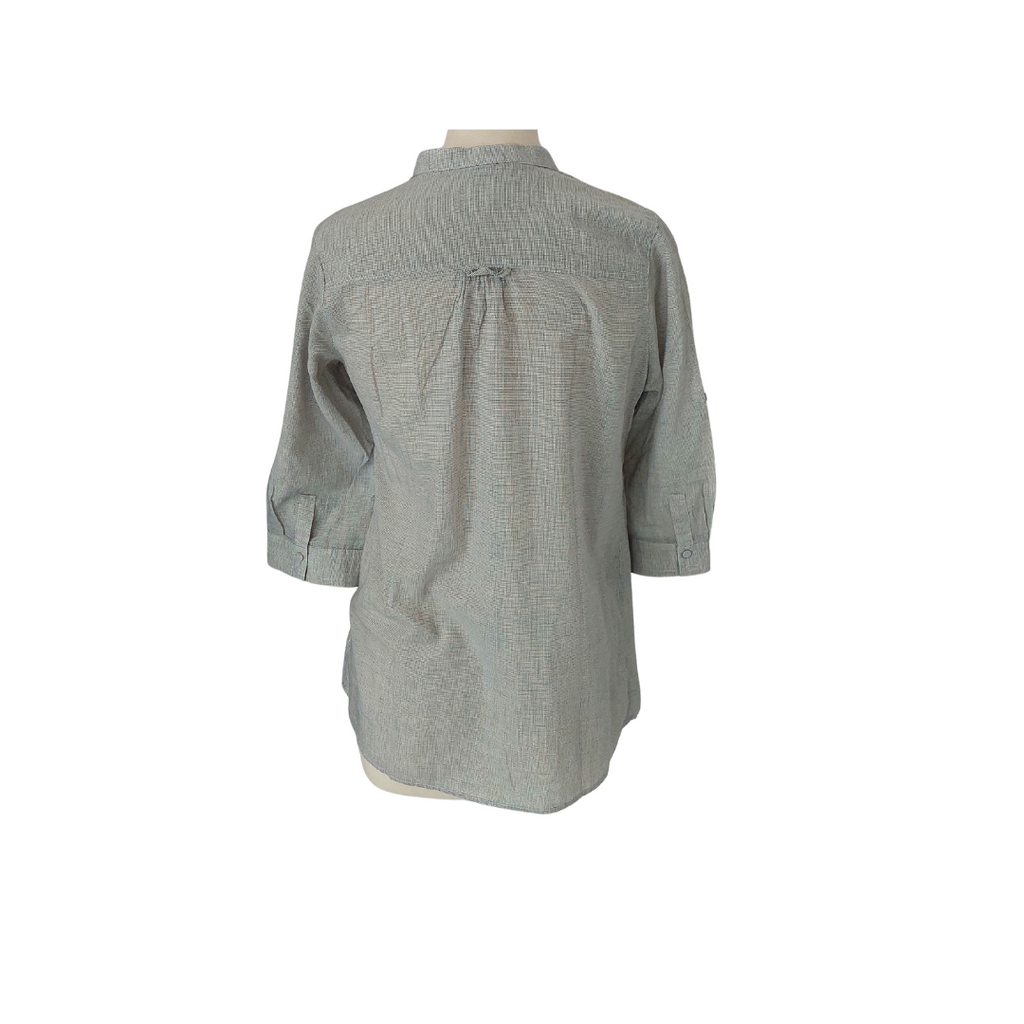 Autograph Weekend Grey Checked Button Down Shirt | Gently Used |
