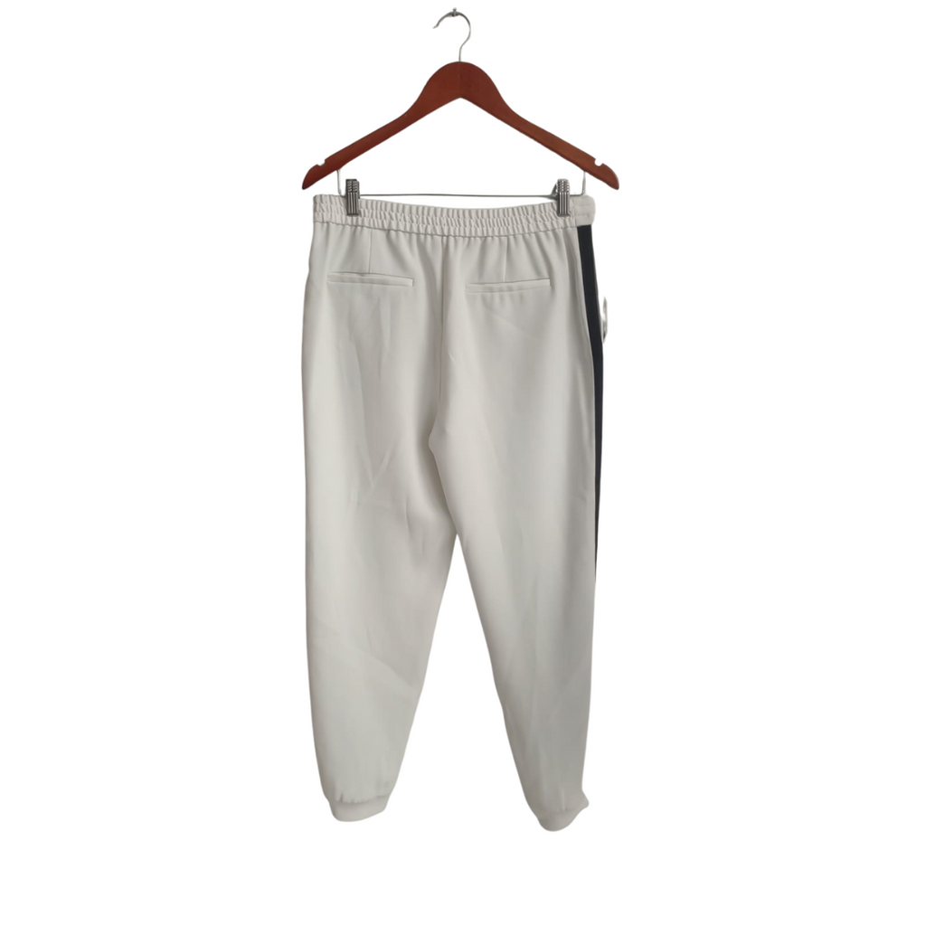ZARA Ivory Side Striped Jogger Pants | Gently Used |