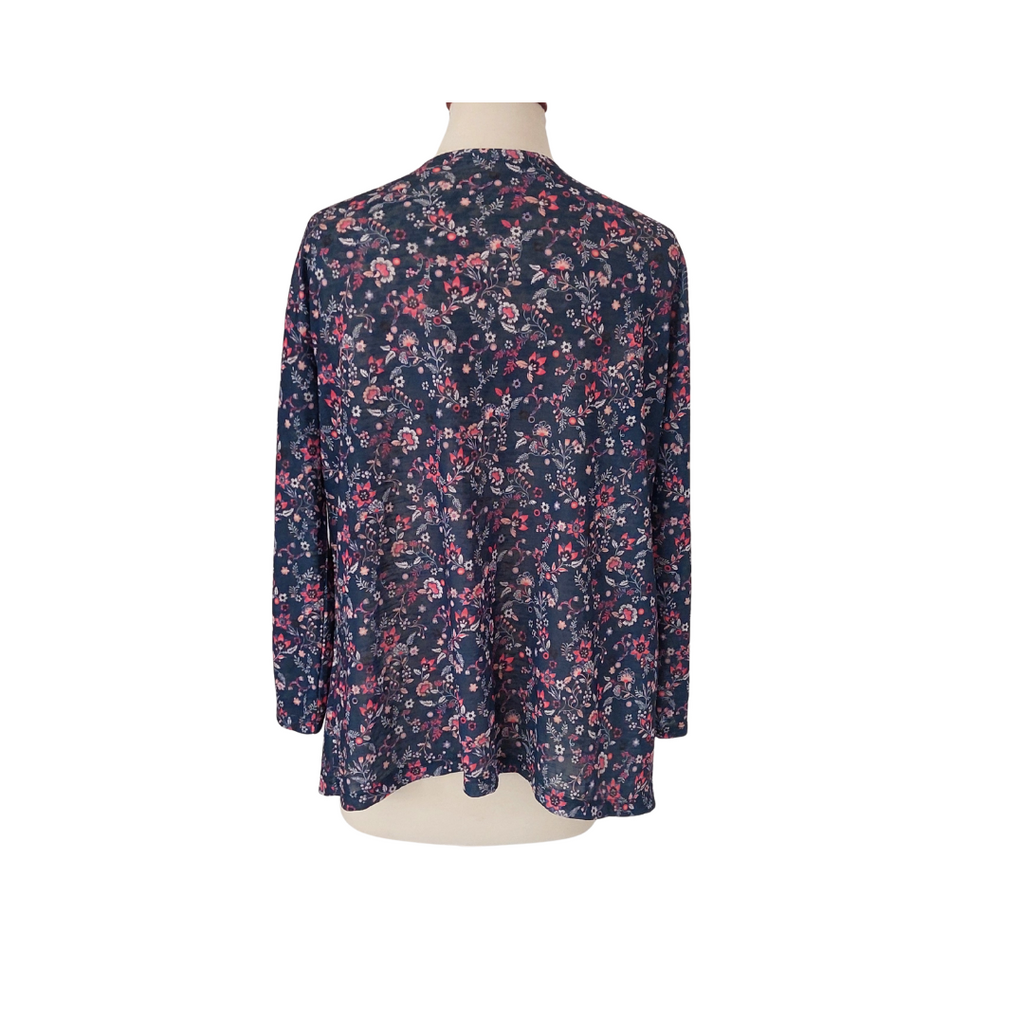 Terranova Blue Floral Printed Cover-Up | Gently Used |