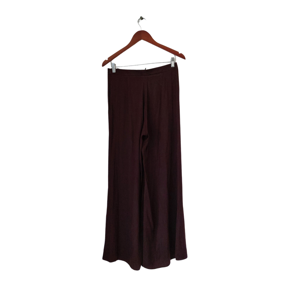 River Island Purple Satin Wide-leg Pants | Brand New |