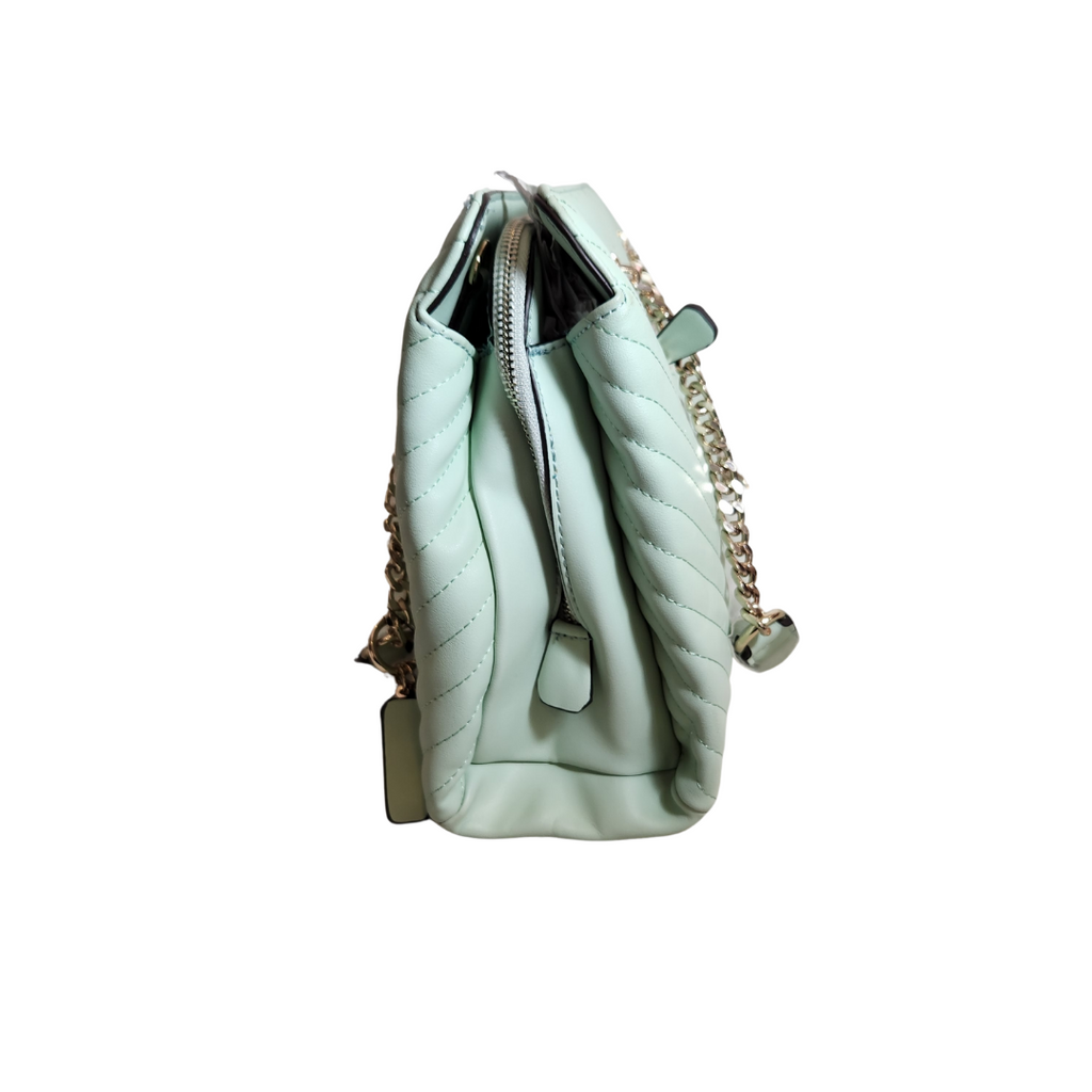 Guess Mint Green Quilted Shoulder Bag | Brand New |