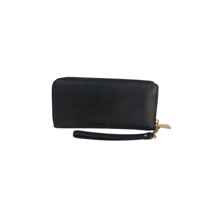 Michael Kors Black Jet Set Travel Continental Wristlet Wallet | Pre Loved |