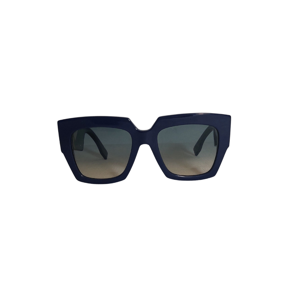 Fendi FF0263/S Blue Gradient Oversized Sunglasses | Pre Loved |