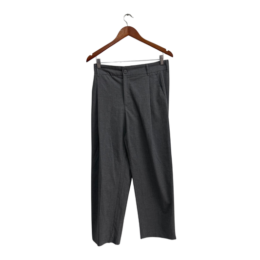 Zara Grey Straight Leg Trouser Pants | Gently Used |