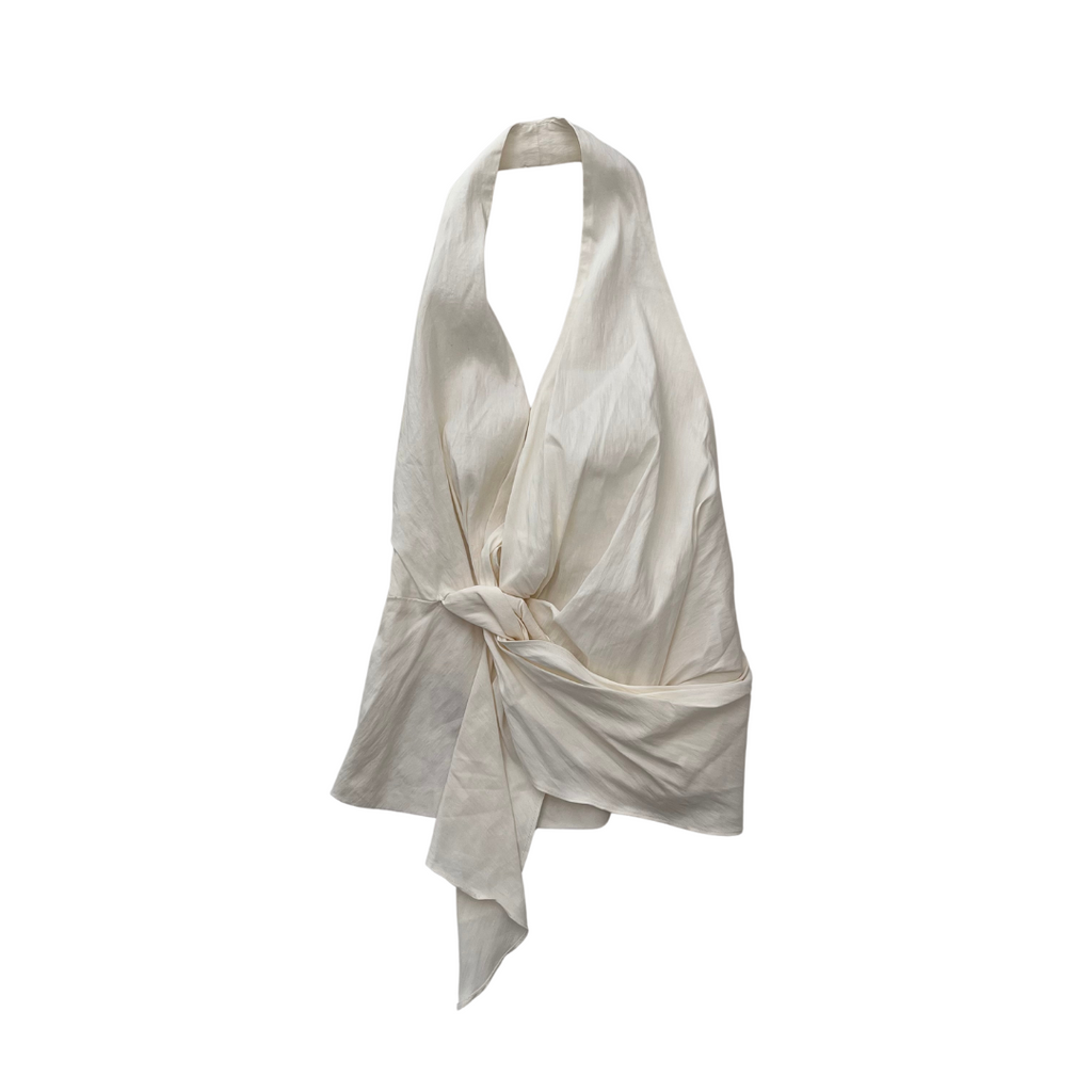 Zara Off White Halter Top | Gently Used |