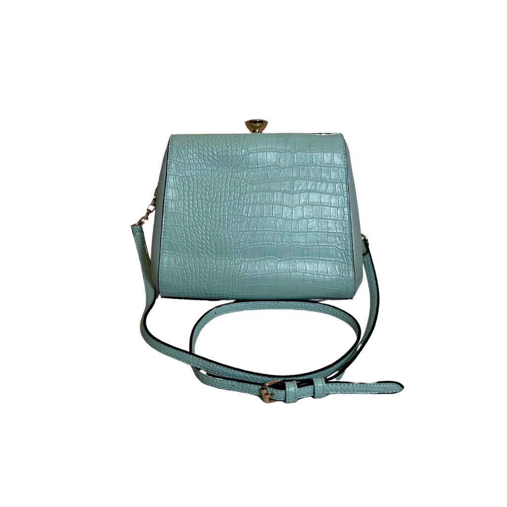 Dune Crocodile Textured Leatherette Crossbody Bag | Gently Used |