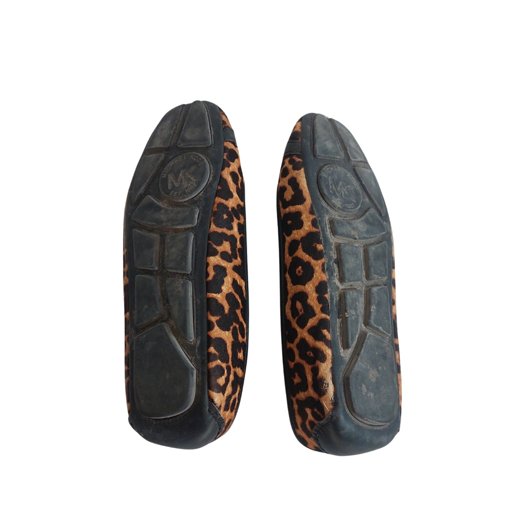 Michael Kors Leopard Print Fulton Loafers | Pre Loved |