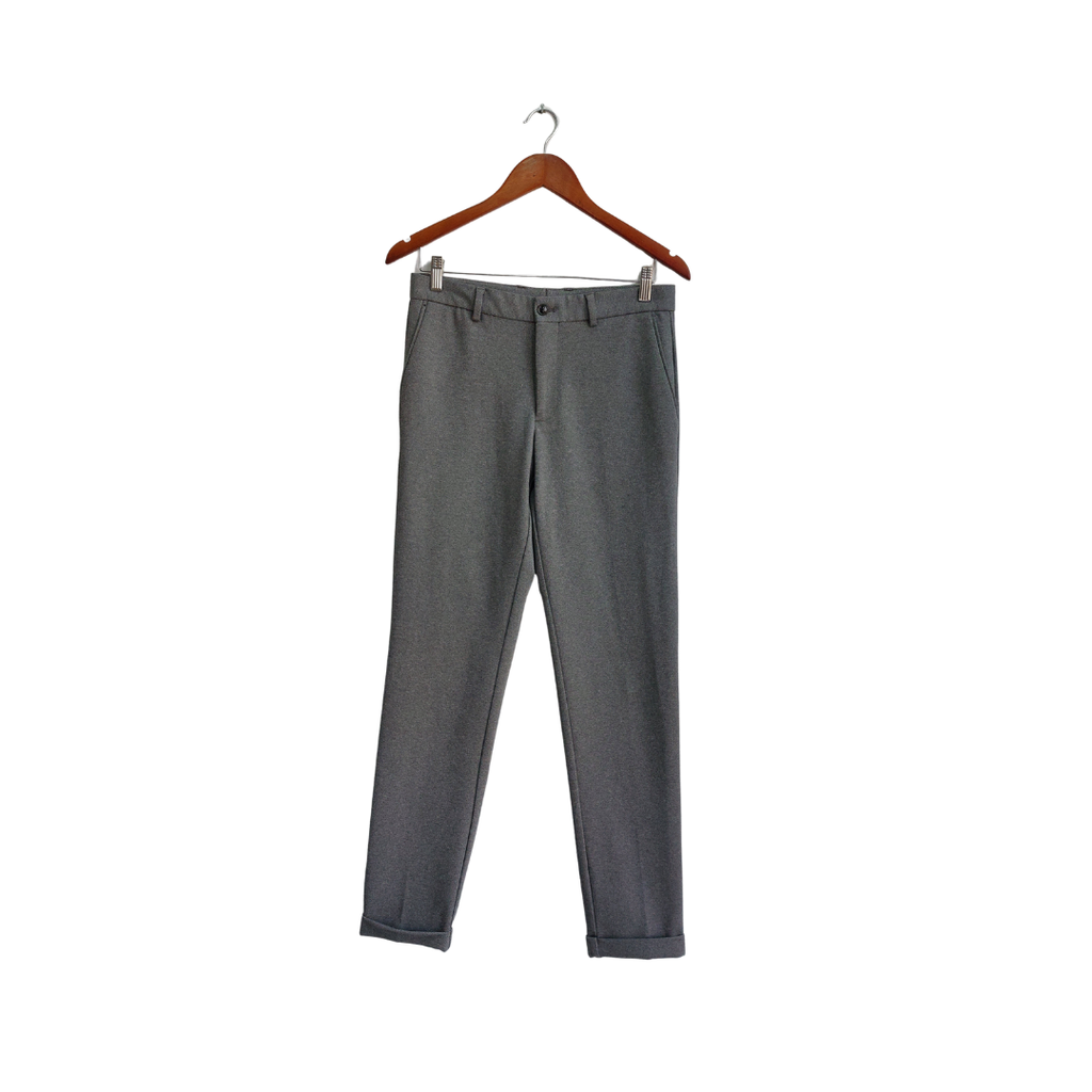 Zara Men's Grey Straight Leg Pants | Pre Loved |