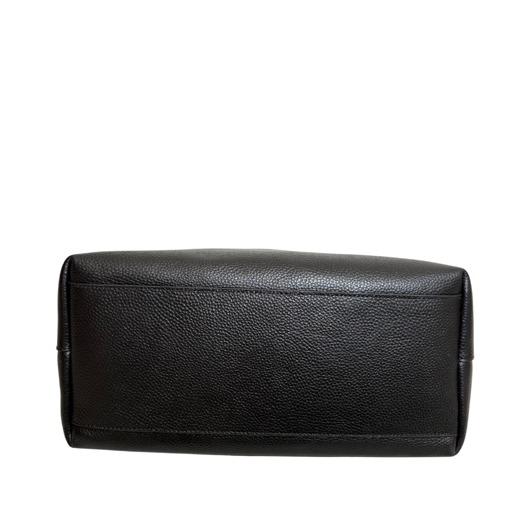 Rebecca Minkoff Black Pebbled Leather 'Megan' Hobo Bag | Brand New |